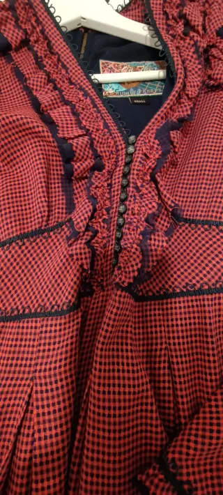 Vestido Holy Preppy Rojo y azul marino