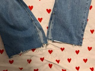 Pantalón vaquero campana Mango talla XXL