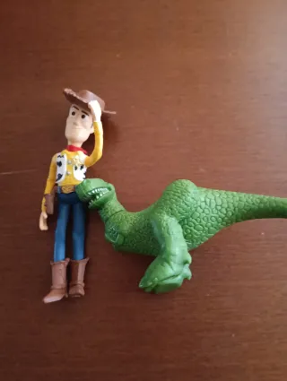 Muñecos Woody y Rex Toy Story