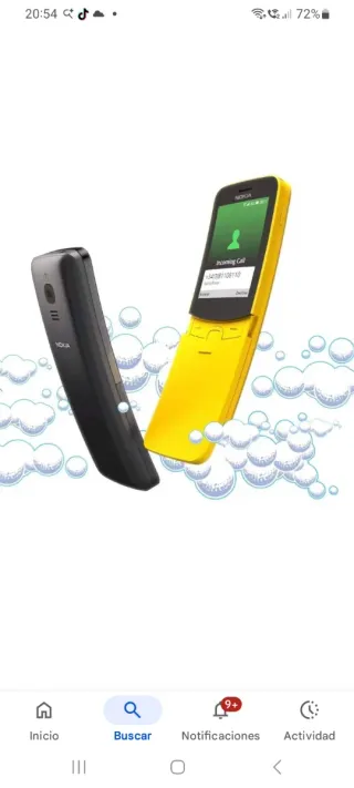 Móvil Nokia 8110 4G Negro. 32g, DUAL SIM