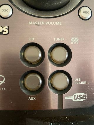 Equipo de Música Philips Negro/Rojo