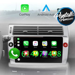 Radio Pantalla CARPLAY GPS USB para Citroen C4