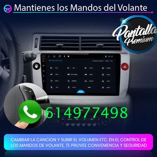 Radio Pantalla CARPLAY GPS USB para Citroen C4