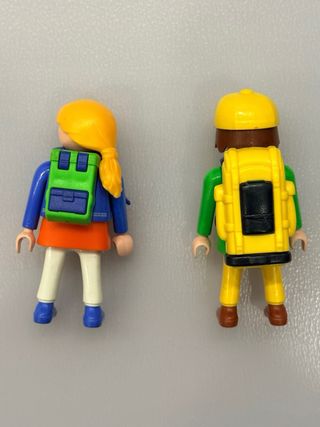 Playmobil Excursionistas con Mochilas