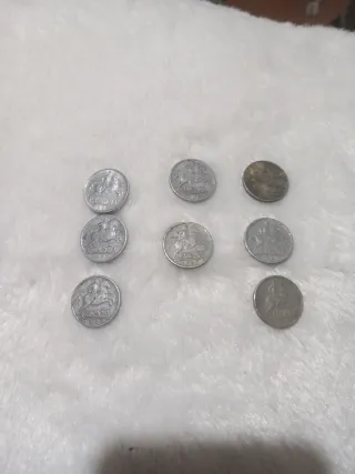 Monedas 5 centimos Lancero Español