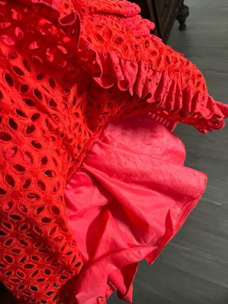 Traje de flamenca rojo