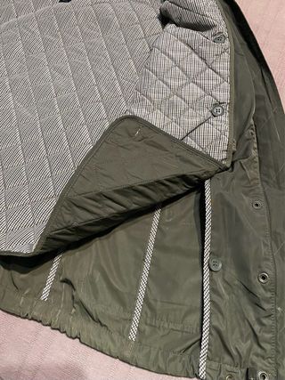 Parka Mango verde militar T36