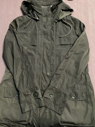 Parka Mango verde militar T36