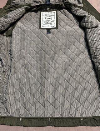 Parka Mango verde militar T36