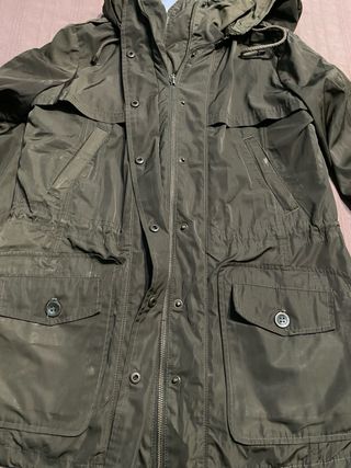 Parka Mango verde militar T36