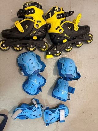 Patines niño Batman Talla Ajustable 30-32