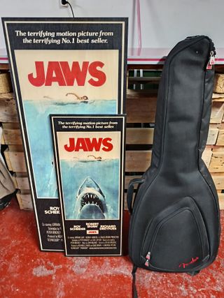 Póster madera Tiburón (Jaws) vintage