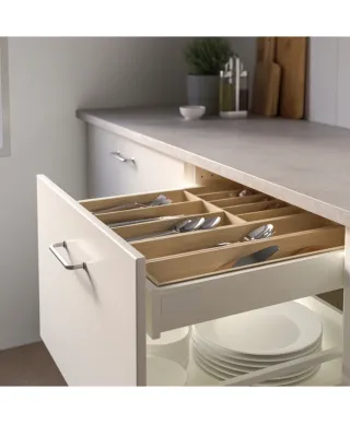 Portacubiertos Uppdatera Ikea Bambú