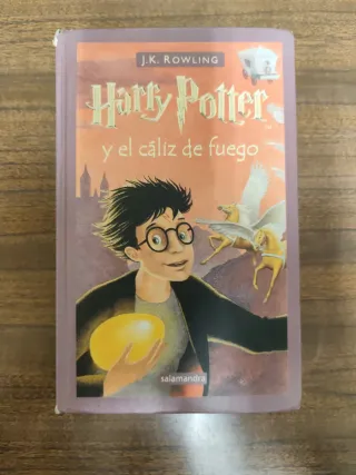 Libro de Harry Potter y el Cáliz de fuego