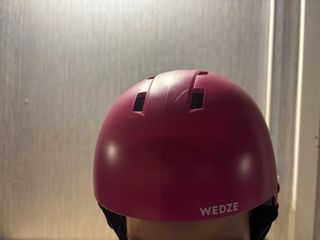 Casco de esquí rosa Wedze niña