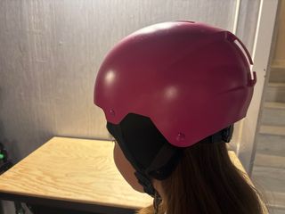 Casco de esquí rosa Wedze niña