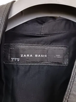 Chaqueta cuero Zara