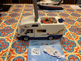Playmobil 4859 Camper Van Famiglia Completo