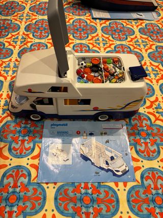 Playmobil 4859 Camper Van Famiglia Completo