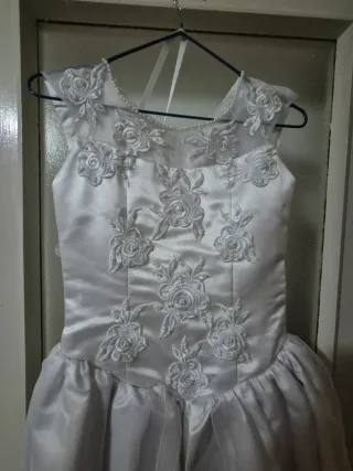 Vestido Primera Comunión Niña Blanco