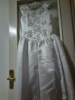 Vestido Primera Comunión Niña Blanco