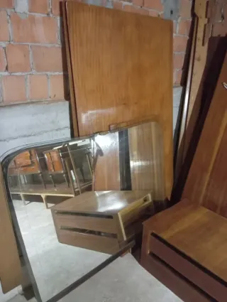 Comodino e cassettiera vintage legno