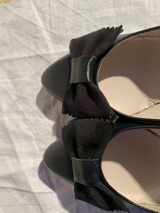 Scarpe Giorgia Pelle Nera Tg 38 Made in Italy