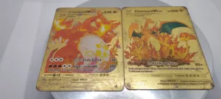 Cartas Pokémon Charizard Metálicas DX y VMAX