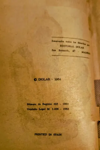 Novela de suspense. Primer n, Edición 1964