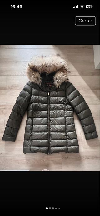 Plumífero Woolrich ultraligero verde