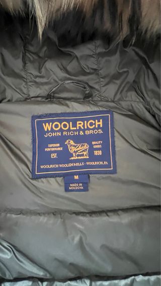 Plumífero Woolrich ultraligero verde