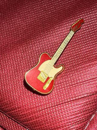 Spilla Chitarra Fender Telecaster Rossa collezione