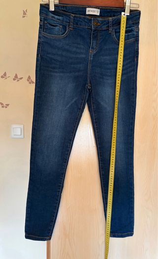 Pantalón vaquero elástico azul unisex T.13-14