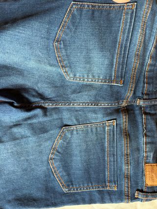 Pantalón vaquero elástico azul unisex T.13-14