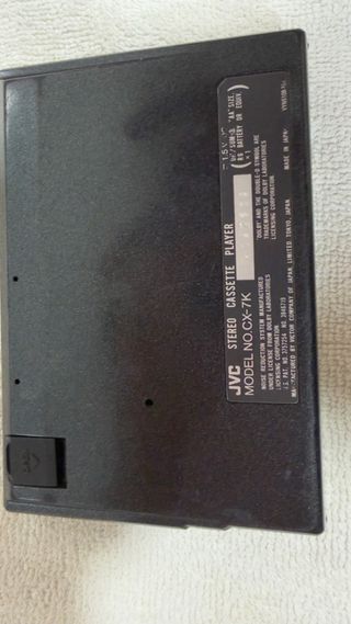 Reproductor Cassette JVC CX-7 Auto Reverse