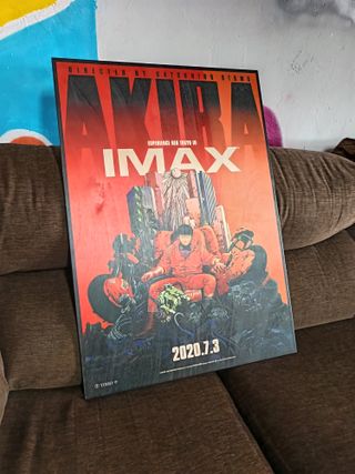 Póster Madera Akira IMAX Vintage