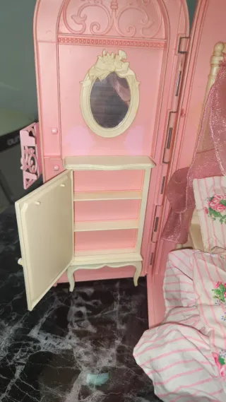 Barbie vintage casa valigetta rosa