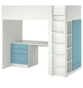 Litera IKEA SMÅSTAD con escritorio