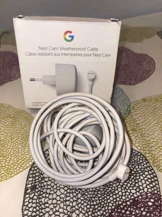 Cable Nest Cam Google Resistente Intemperie