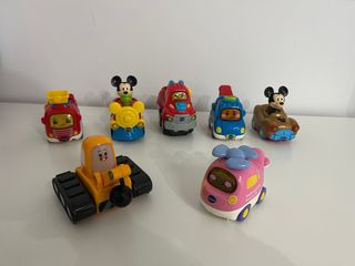 Lote Coches Vtech Mickey y Amigos