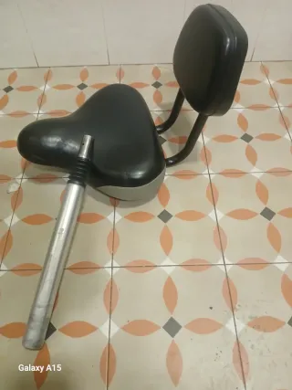 Sillín y tija triciclo adulto con amortiguación