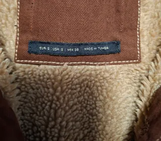 Chaqueta marrón forrada talla S