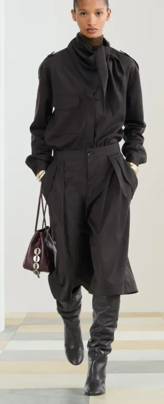 Bermuda Zara Marrón Chocolate Talla L