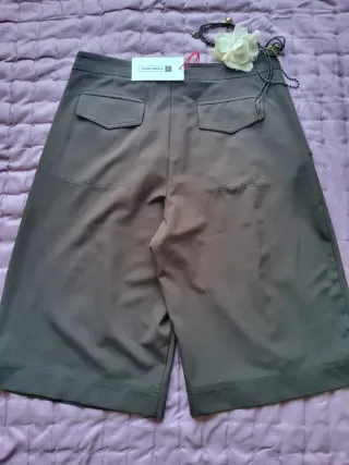 Bermuda Zara Marrón Chocolate Talla L