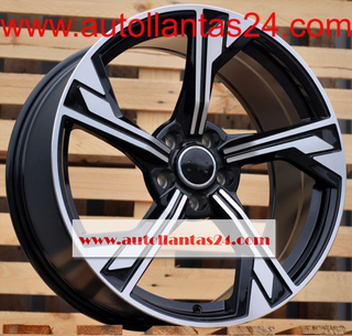 8835 JUEGO DE 4 LLANTAS AUDI RS BLACK META