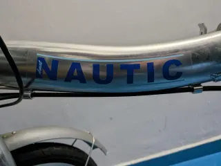 Bicicleta Plegable Amat Nautic Adulto Plateada