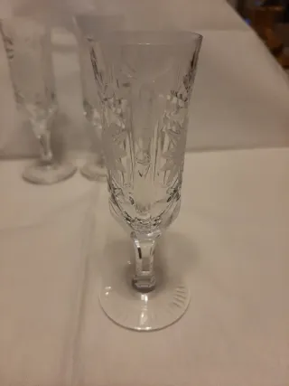 Bicchierini da liquore in cristallo