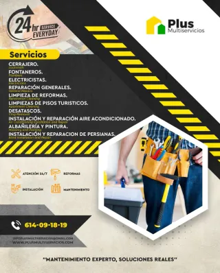 SERVICIO URGENTE ELECTRICIDAD Y FONTANERÍA