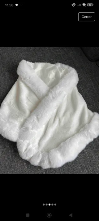 Abrigo Novia Pelo Sintético Pronovias