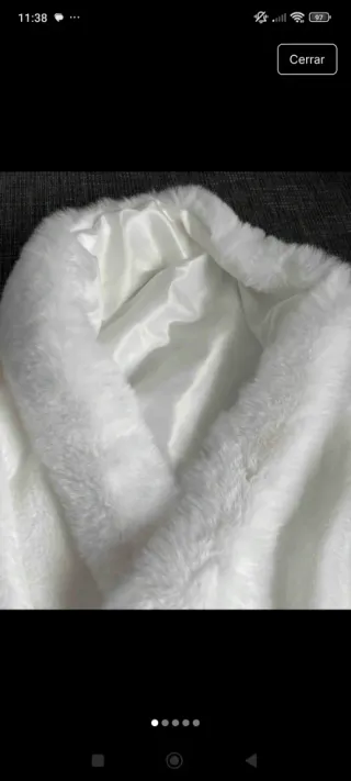 Abrigo Novia Pelo Sintético Pronovias